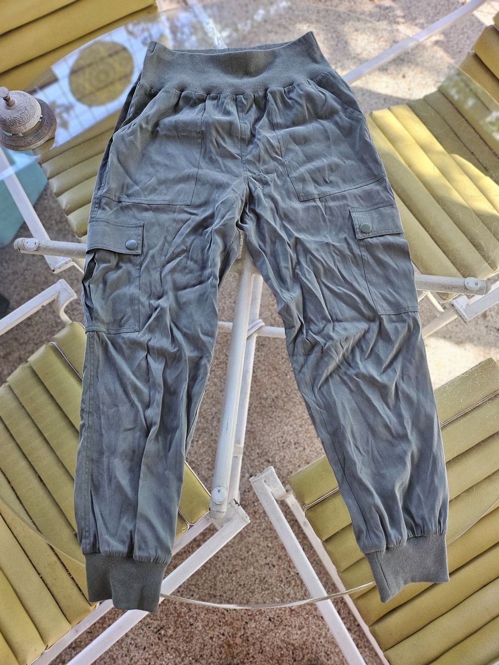 MICHAEL STARS Yara cargo jogger tarragon olive green XS Marks as shown